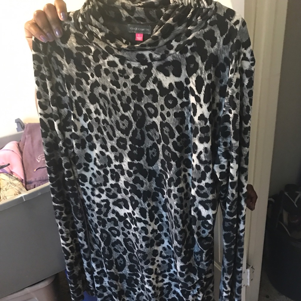 Vince Cumuto Faux wrap dress . Size L