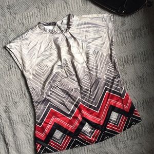 Worthington Chevron Blouse