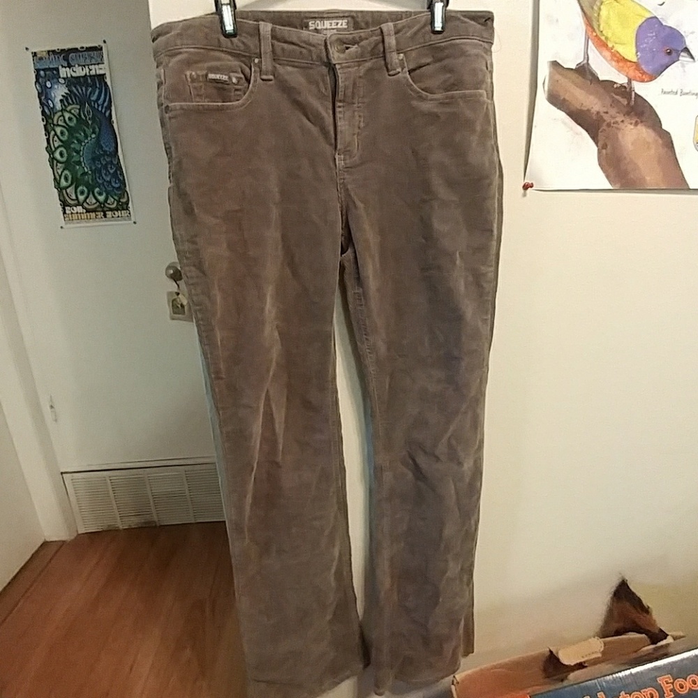 Olive corduroy pants