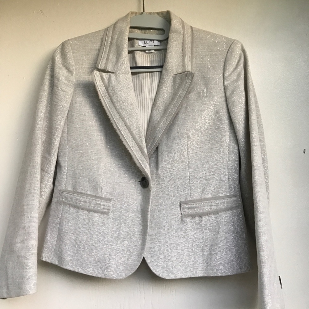 LOFT Cropped Blazer - Sz 00