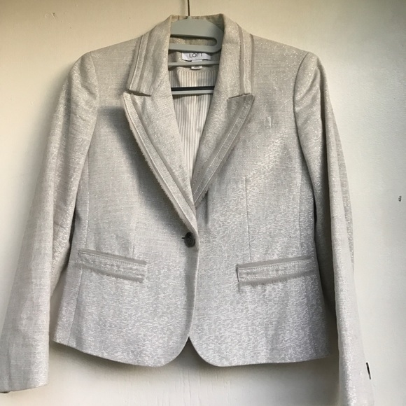 LOFT Cropped Blazer - Sz 00 - Picture 1 of 3