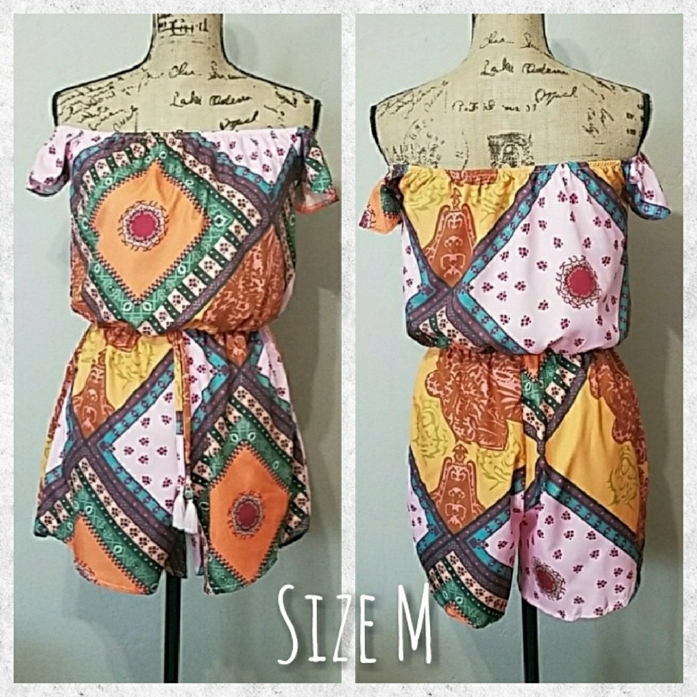 Editor's & Host Pick Angelina Boho Summer Romper - Picture 3 of 8