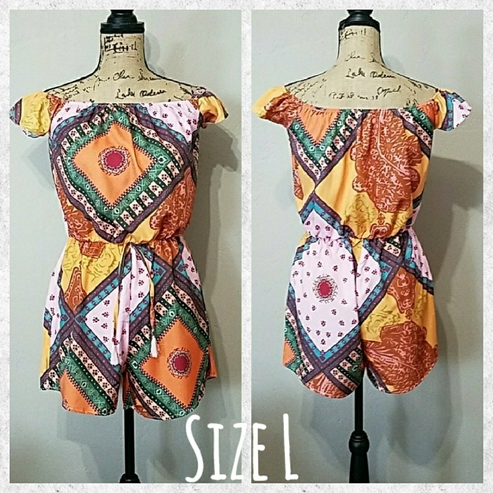 Editor's & Host Pick Angelina Boho Summer Romper - Picture 4 of 8