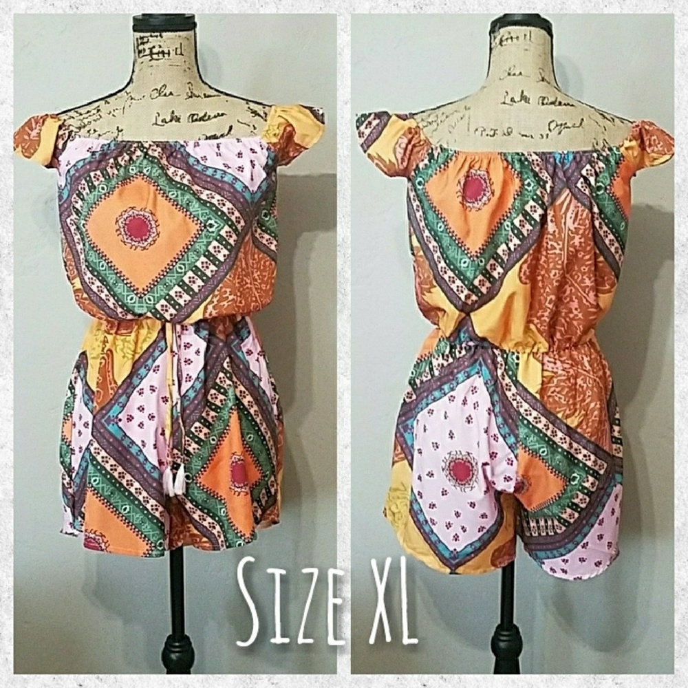 Editor's & Host Pick Angelina Boho Summer Romper - Picture 5 of 8