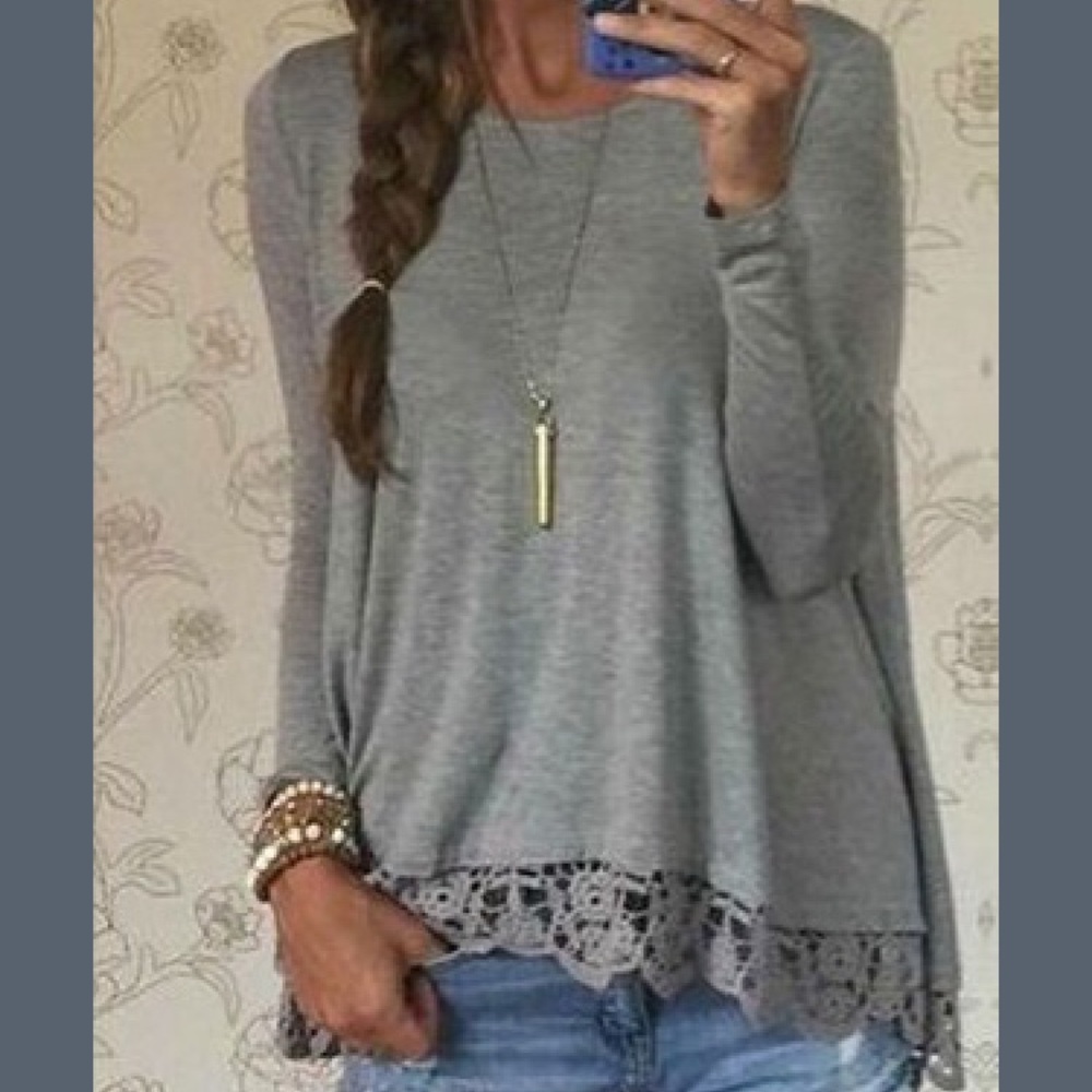 NEW LACE LONG SLEEVE