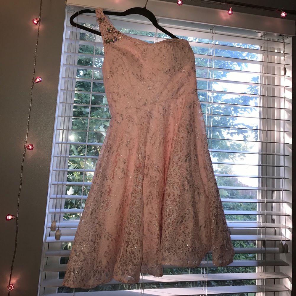 a short and stylish dance dress