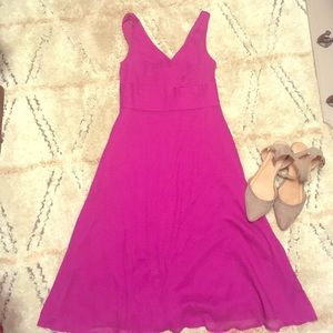 Stunning Bright Fuchsia Banana Republic Dress