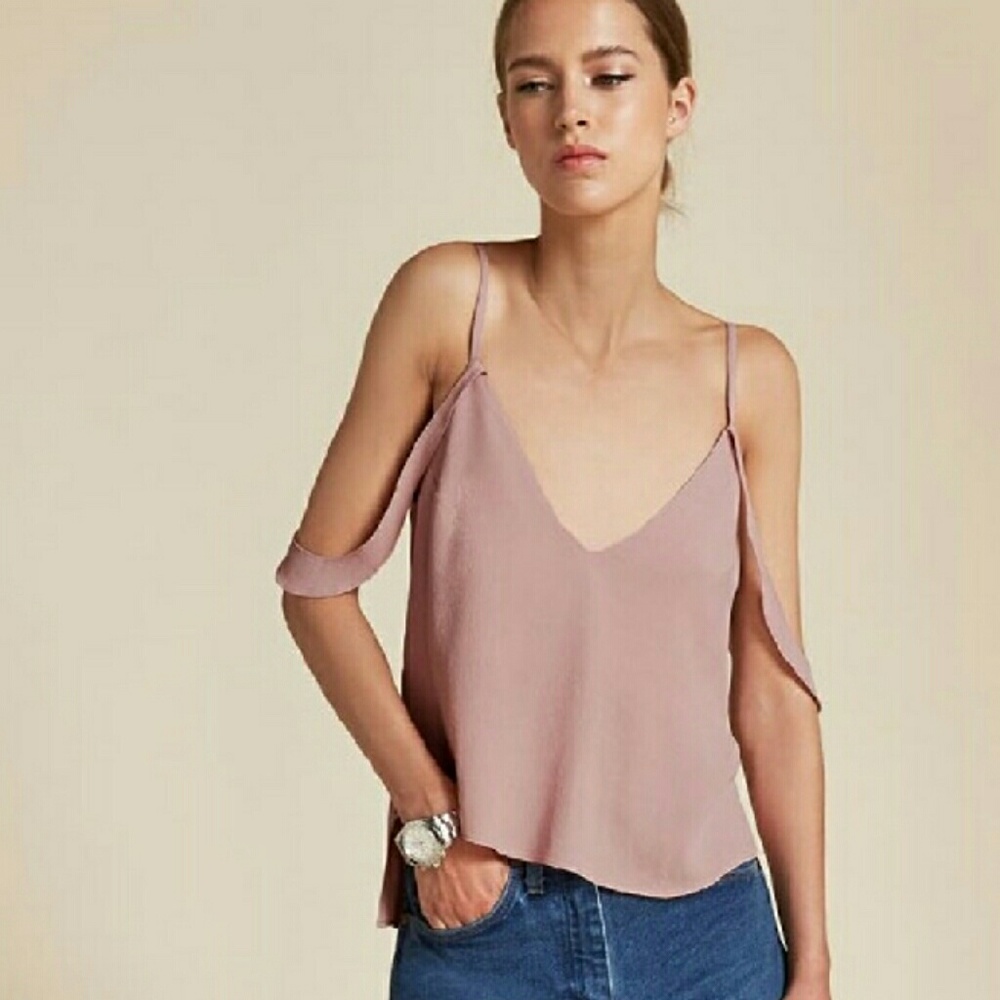 Reformation Cold Shoulder Blouse NWT