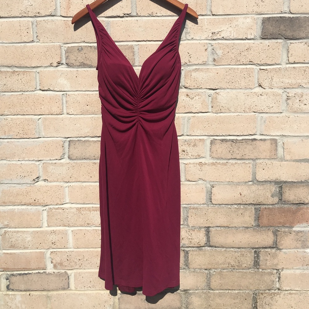 🎉SALE🎉Selina designer dark red dress