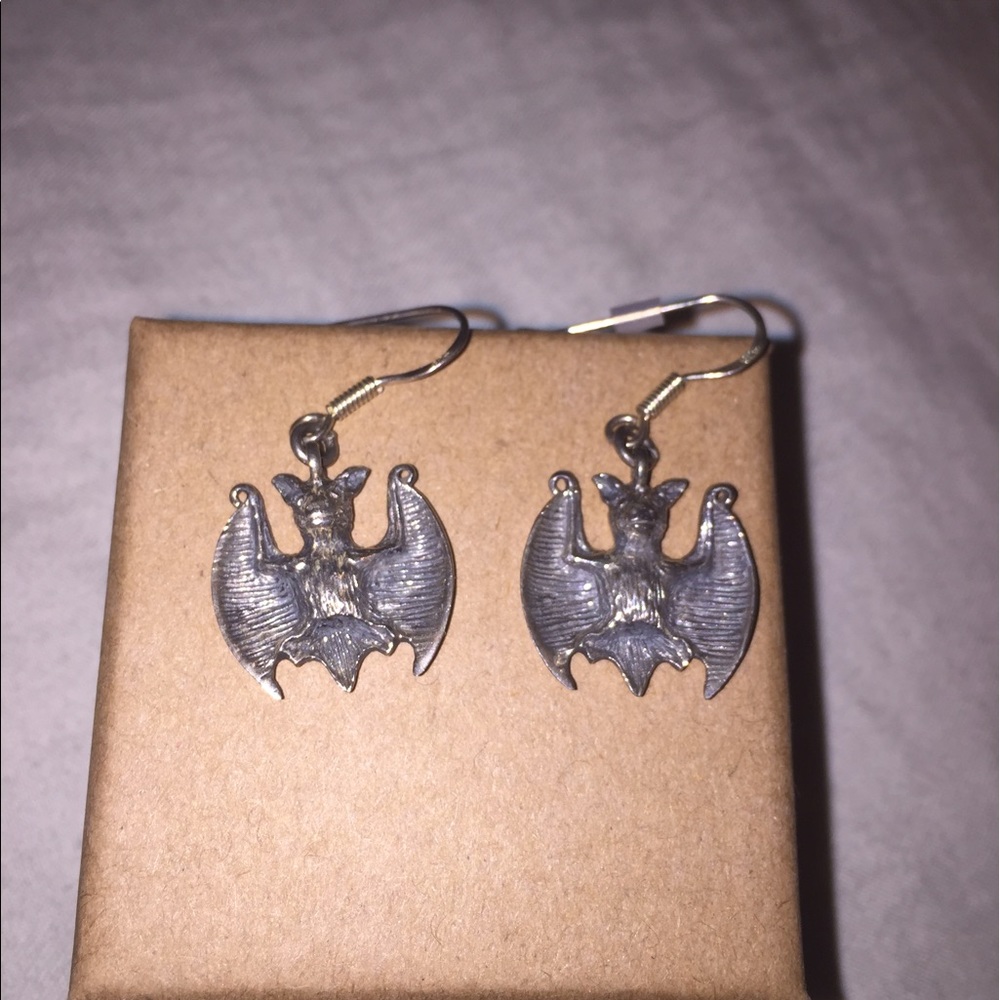 Bat Sterling Silver earrings **final price no less