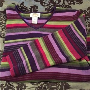 Talbots striped sweater