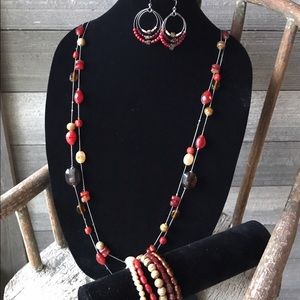 🎈Necklace/earrings/bracelet set
