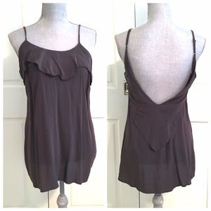 Naked Zebra Backless Top