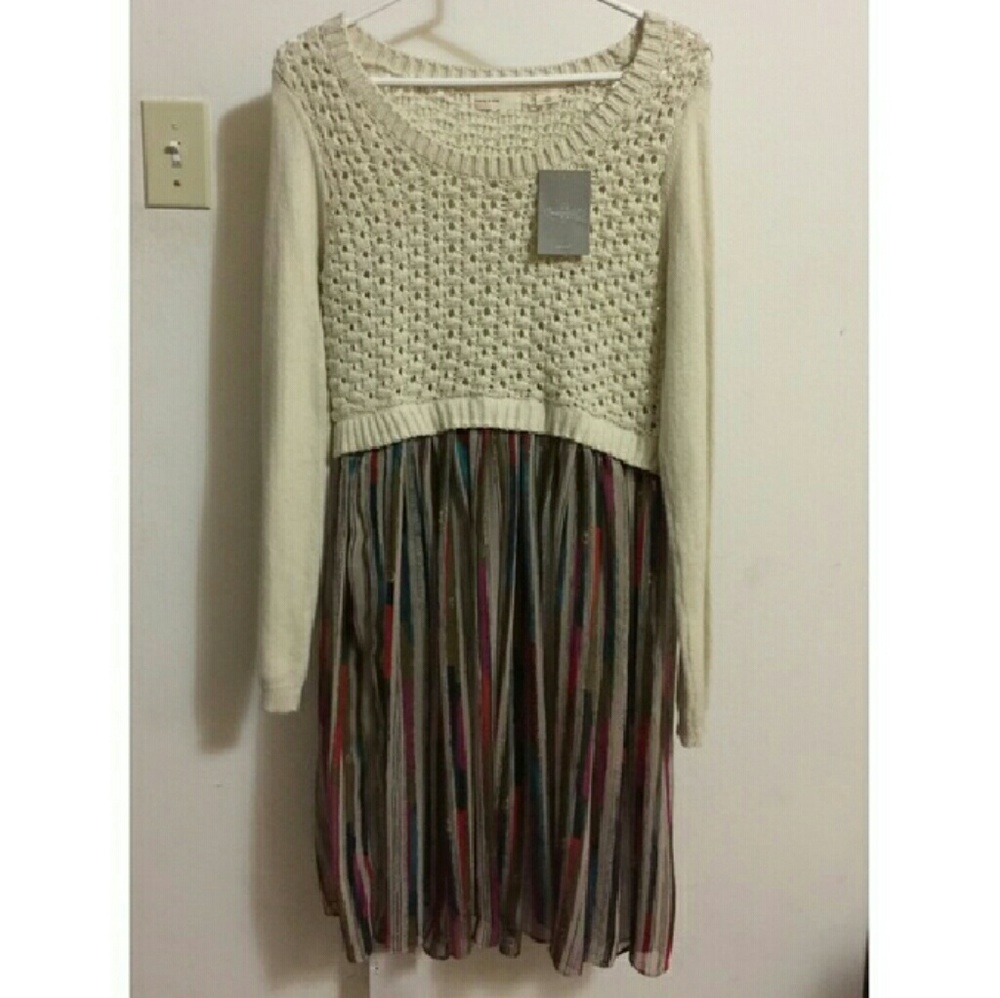 Anthropology Sleeping on Snow Dress