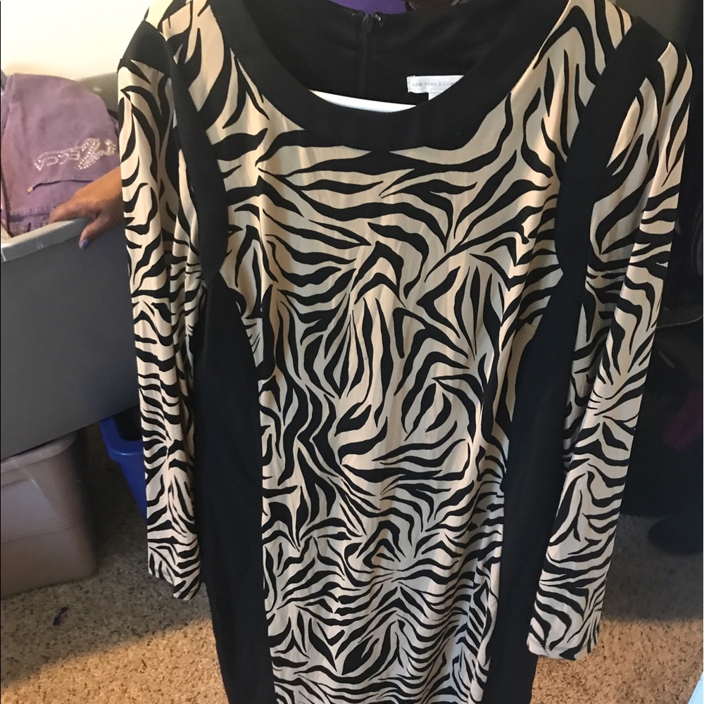 New York and company dress size L