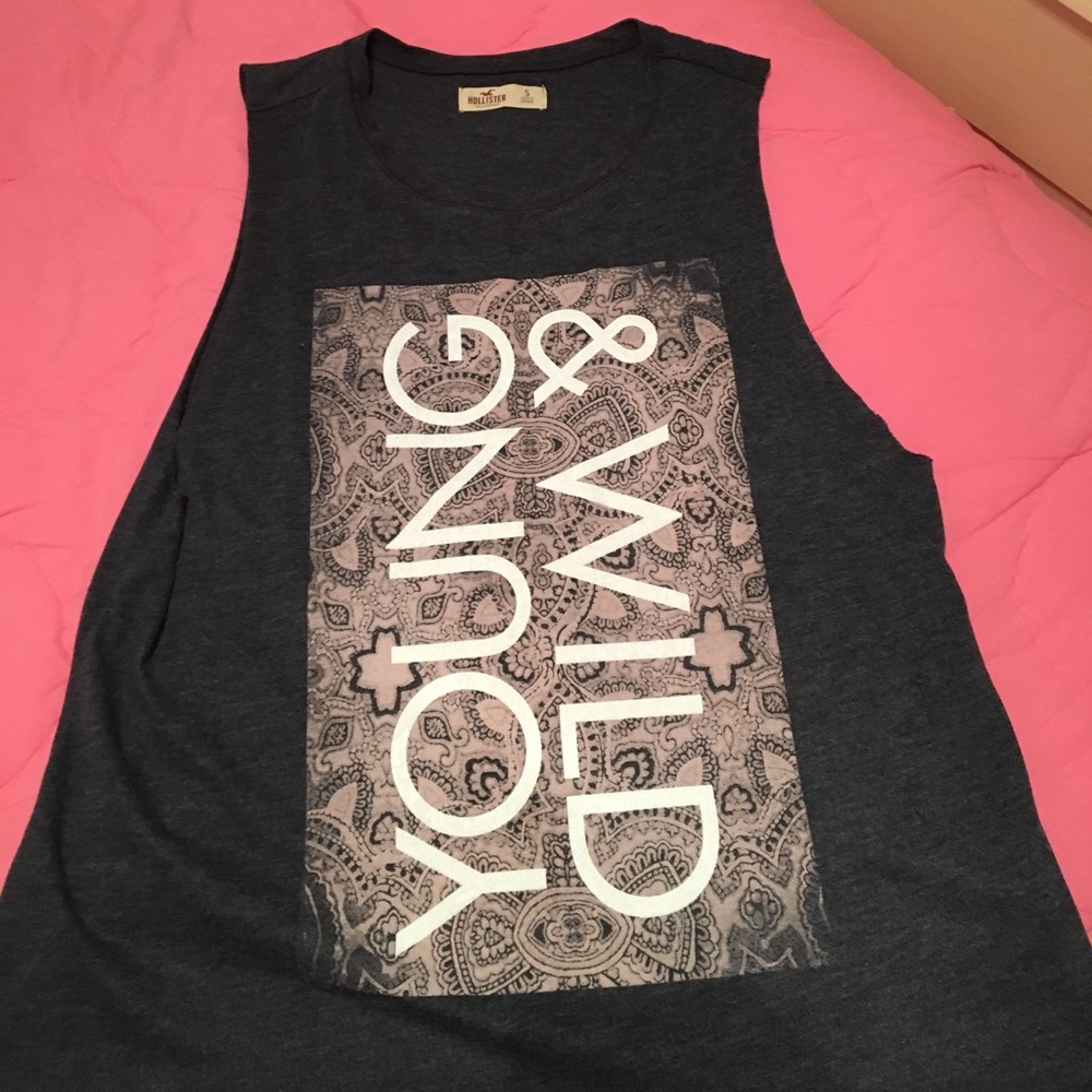 Graphic Muscle Tee from Hollister