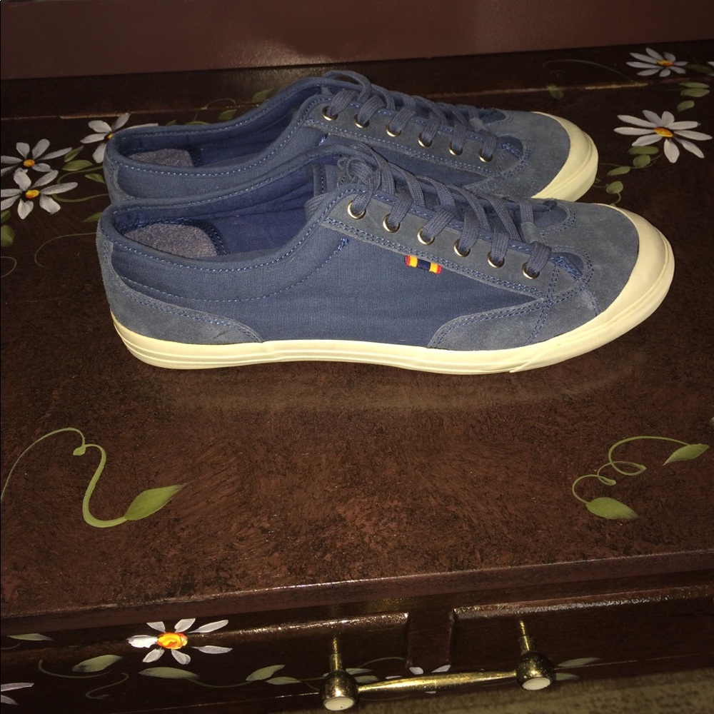 New Fossil Phillip canvas OX mens shoes