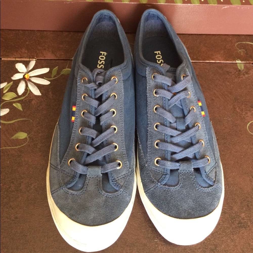 New Fossil Phillip canvas OX mens shoes - Picture 6 of 8