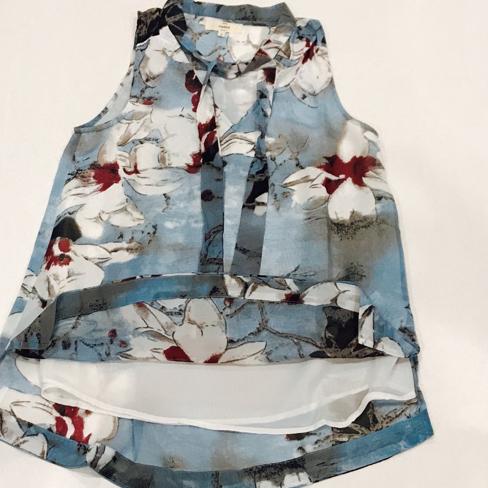 Floral Print Blouse Fully Lined - Picture 6 of 6