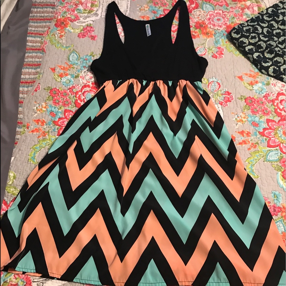 Boutique Dress with Razor Back