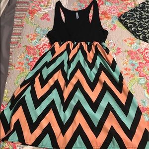 Boutique Dress with Razor Back