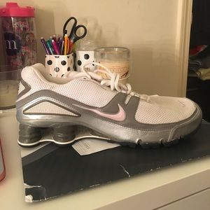 White Nike Shox (women's size 10)