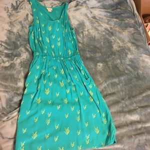 Teal dress