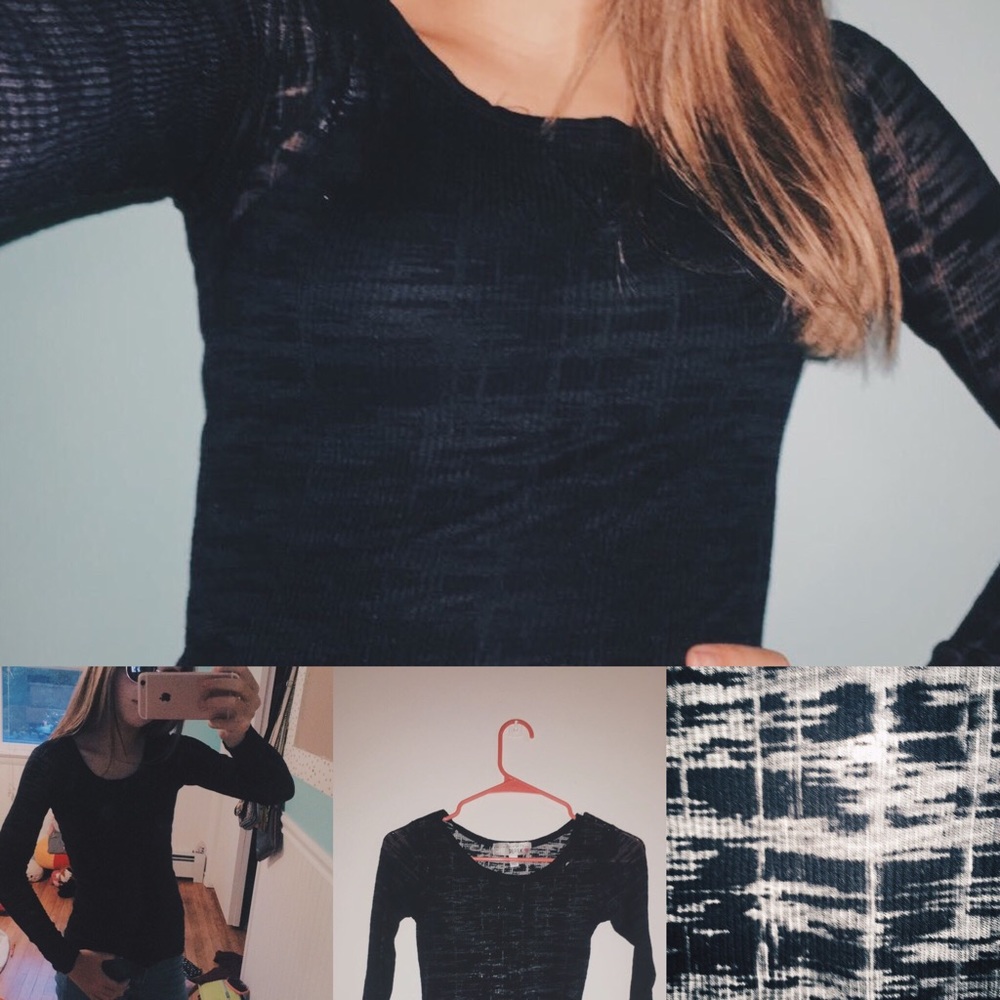 Black Sheer T-Shirt