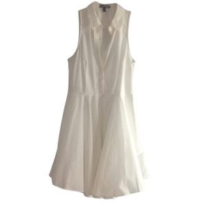 Express Sleeveless Drop Waist Shirt Dress