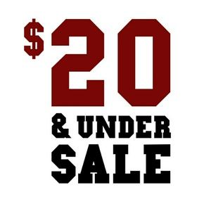 Everything is $20 or less!