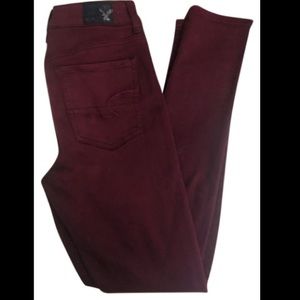 Make an offer 😘 Maroon American Eagle Jegging