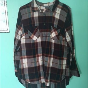 Maroon flannel