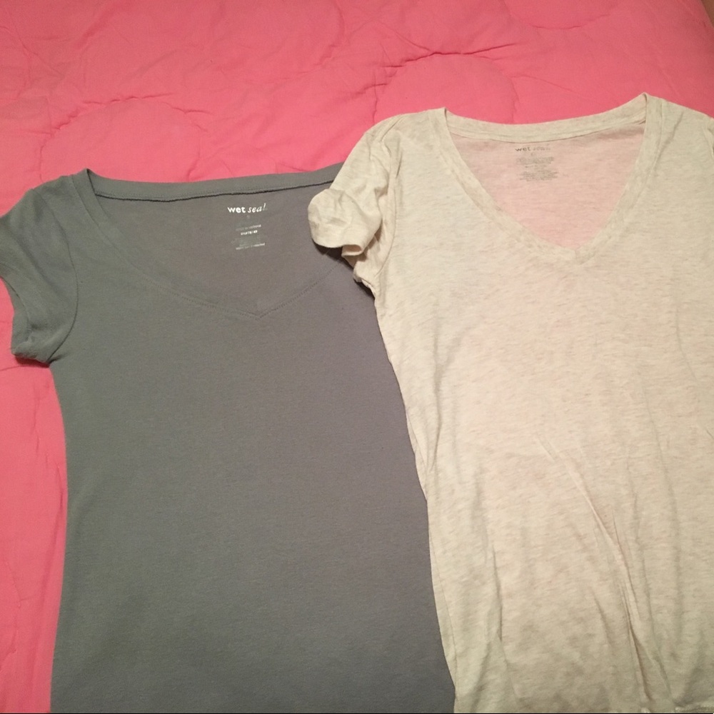 V-neck t-shirts from Wet Seal