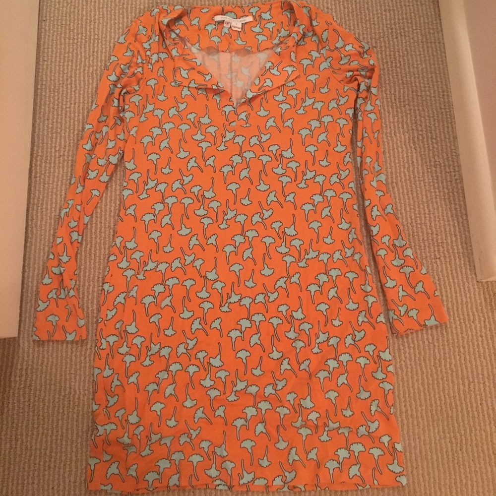 DVF palm print jersey Dress