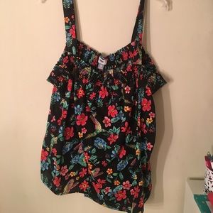 Old Navy floral tank (size XXL)