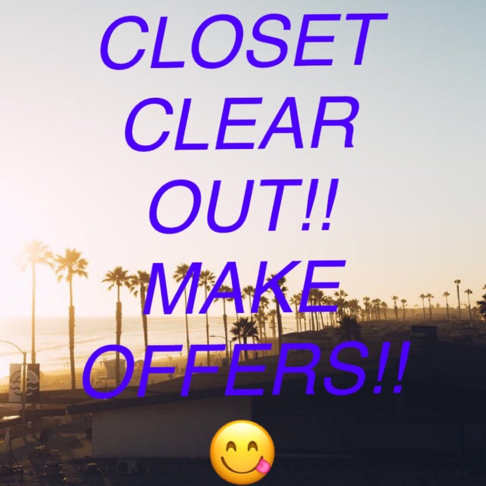 ALL REASONABLE OFFERS WILL BE ACCEPTED!!