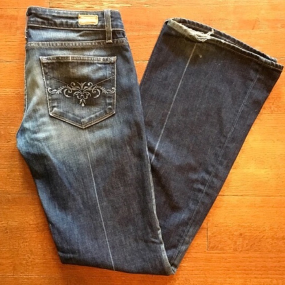 Paige Low-Rise Bootcut Jeans