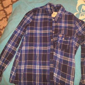 Hollister plaid shirt