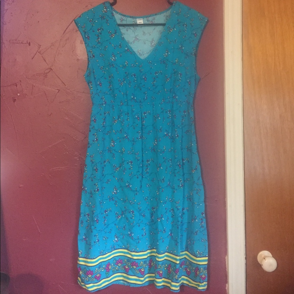 Blue Floral Sundress