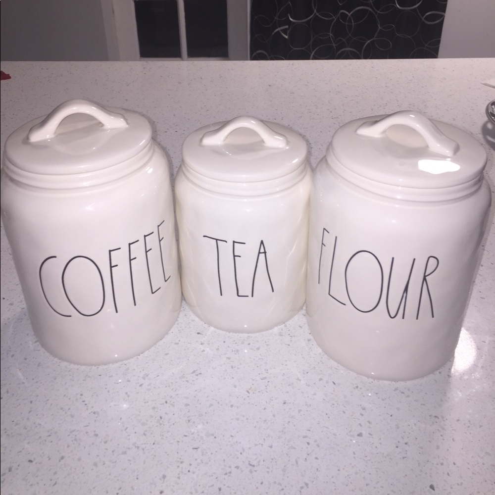 Coffee Tea & Flour Canister