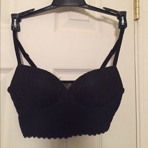Victoria's Secret Black Wireless Bralette size 32a