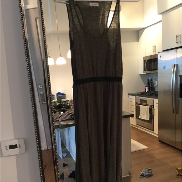 Green double slit maxi dress!! - Picture 2 of 2