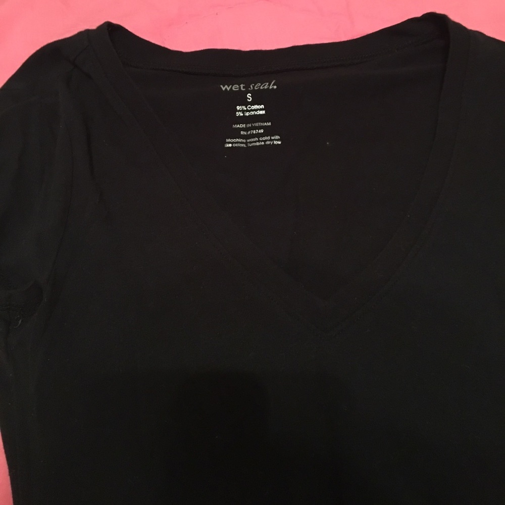 V-neck T-shirt from Wet Seal