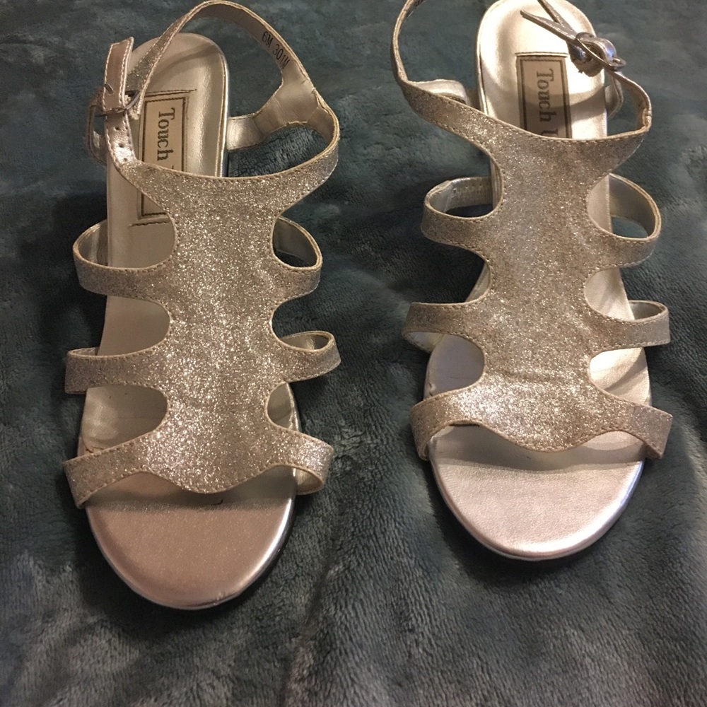 Silver heels