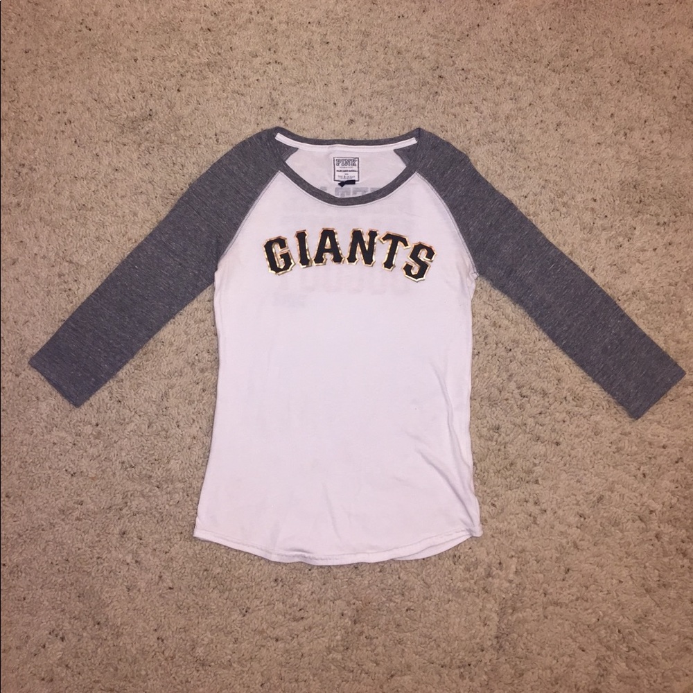 Victoria's Secret Pink SF Giants Tee Sz Small