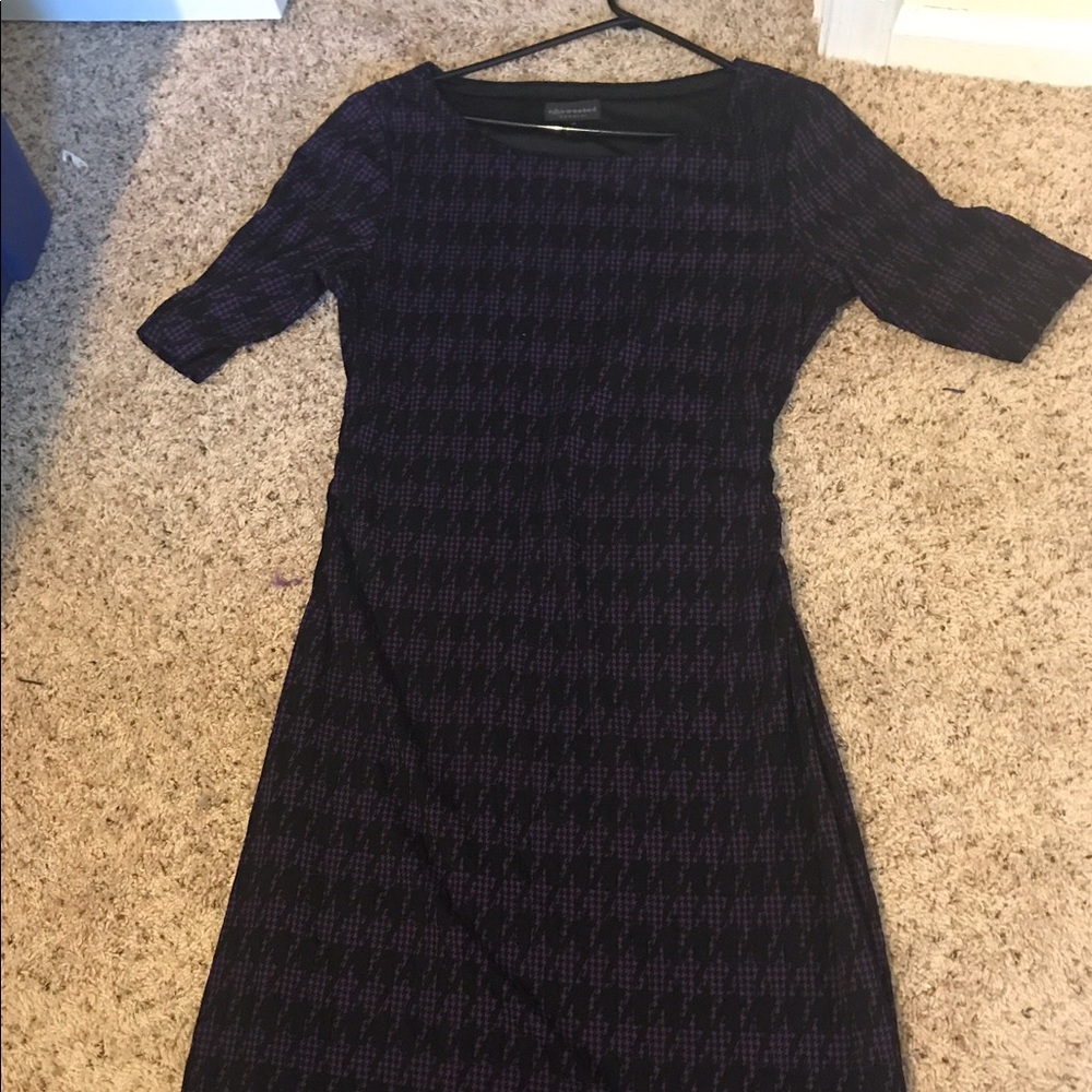 Purple and black dress size 14