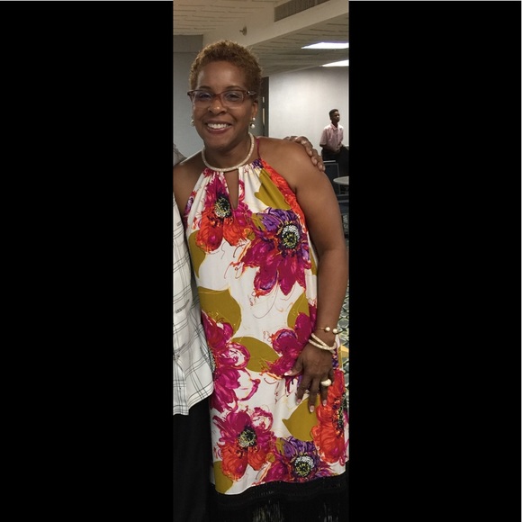 TRINA TURK Vivianna Bela Rosetta Silk Dress - Picture 6 of 7