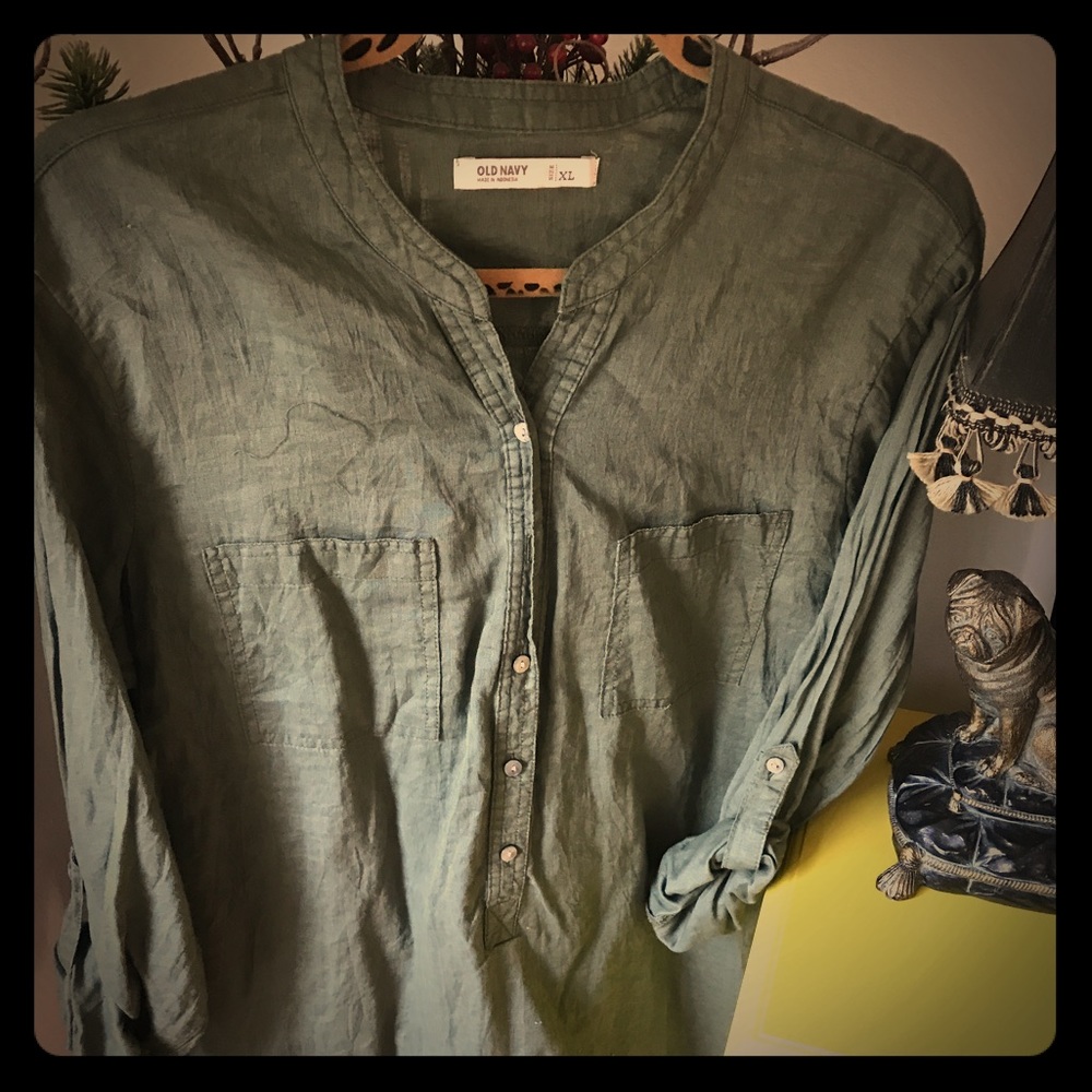 Super Comfy Linen Blend Tunic! 🍁