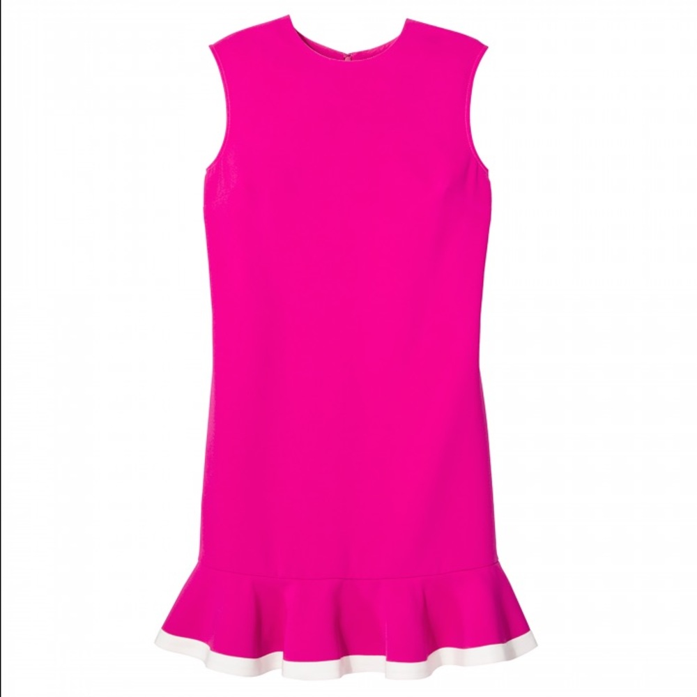 Pink Ruffle Hem Dress - Picture 2 of 3