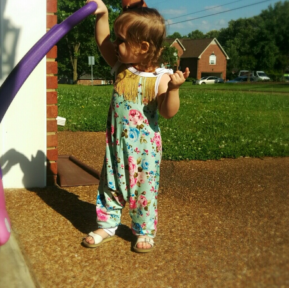 MixedBitZ Harem Romper 3T